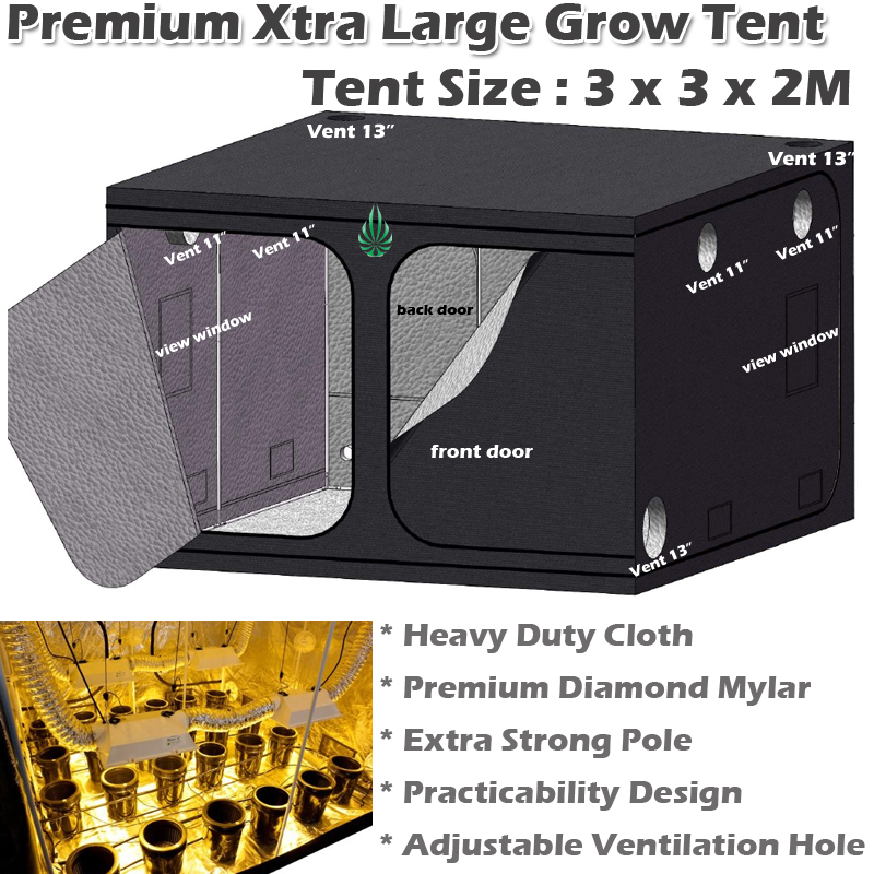 300x300x200cm grow tent